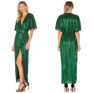 House of Harlow 1960 X Revolve Sabrina Dress in Emerald